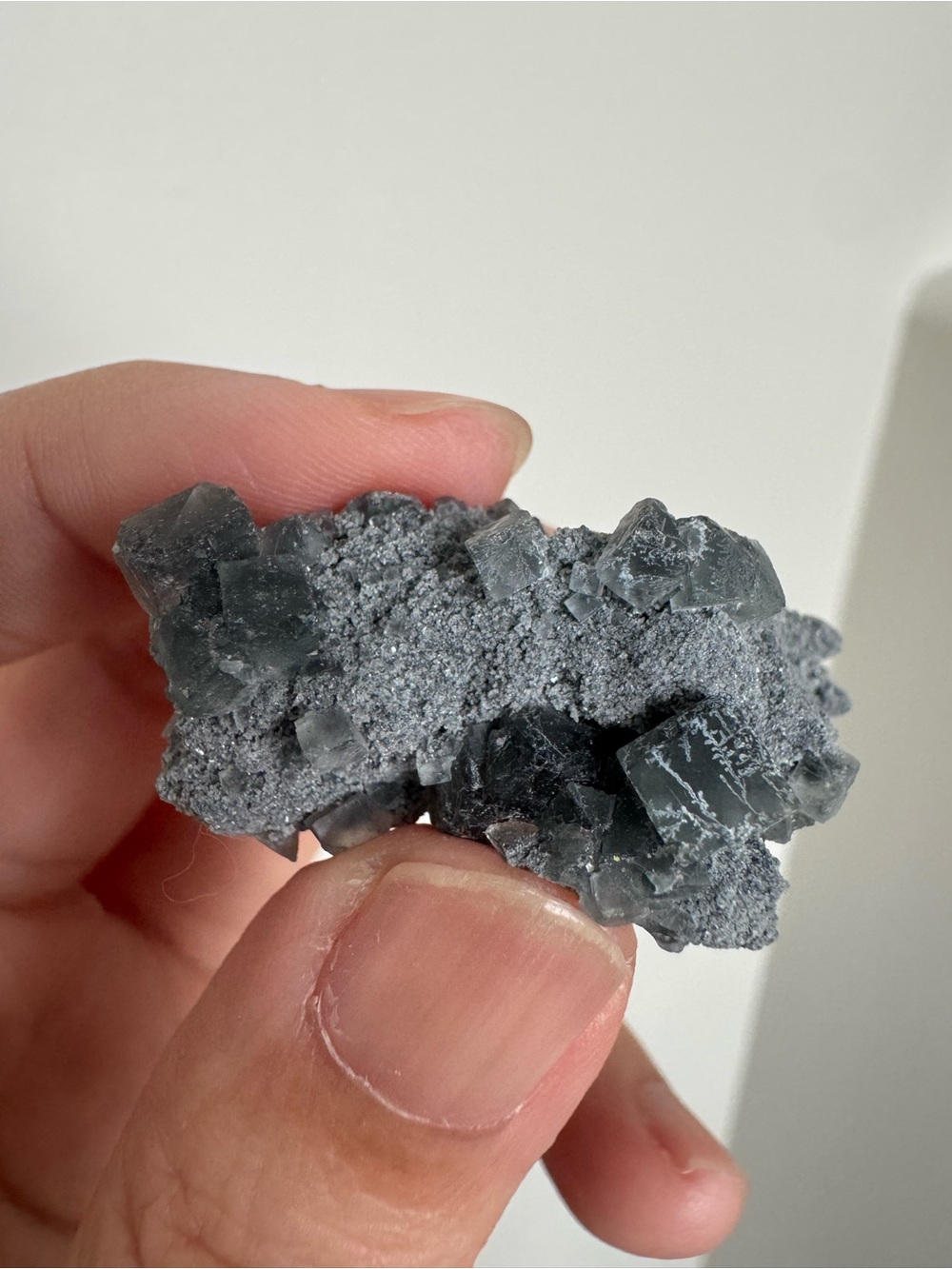 Grey fluorite